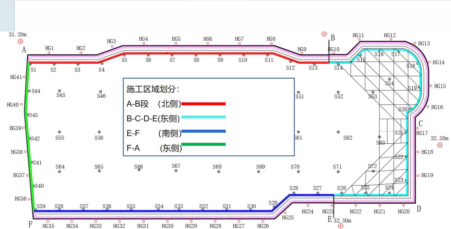 邢台桥西区基坑支护设计